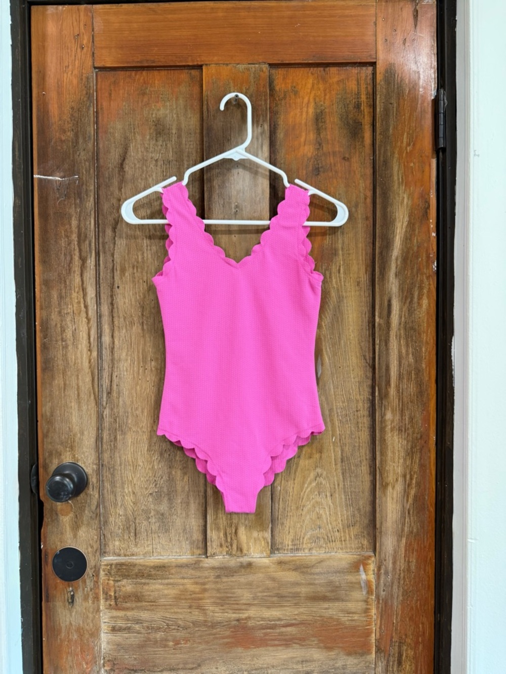 Marysia Swim Hot Pink Scalloped One-Piece